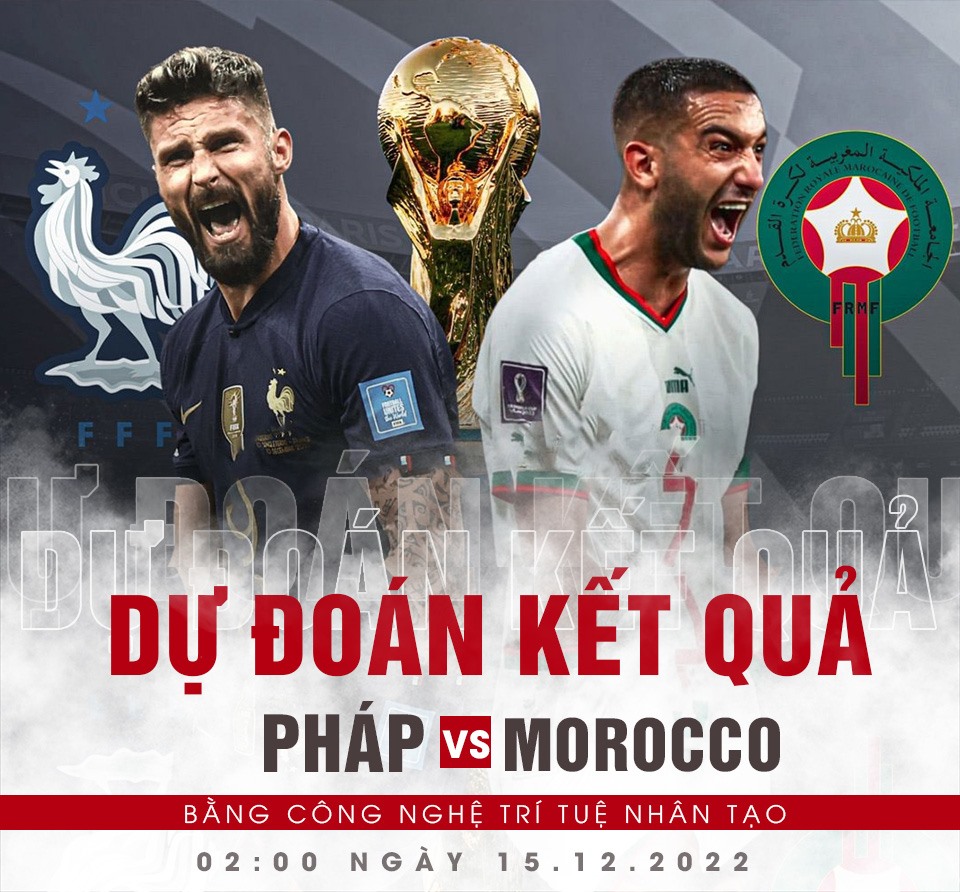 Soi kèo Maroc vs Pháp: Nhận định, Tỷ lệ và Dự đoán World Cup 2022