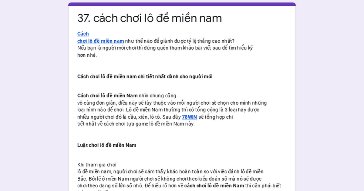 Cách Ghi Đề Miền Nam Chuẩn Nhất Cho Bet Thủ Mới