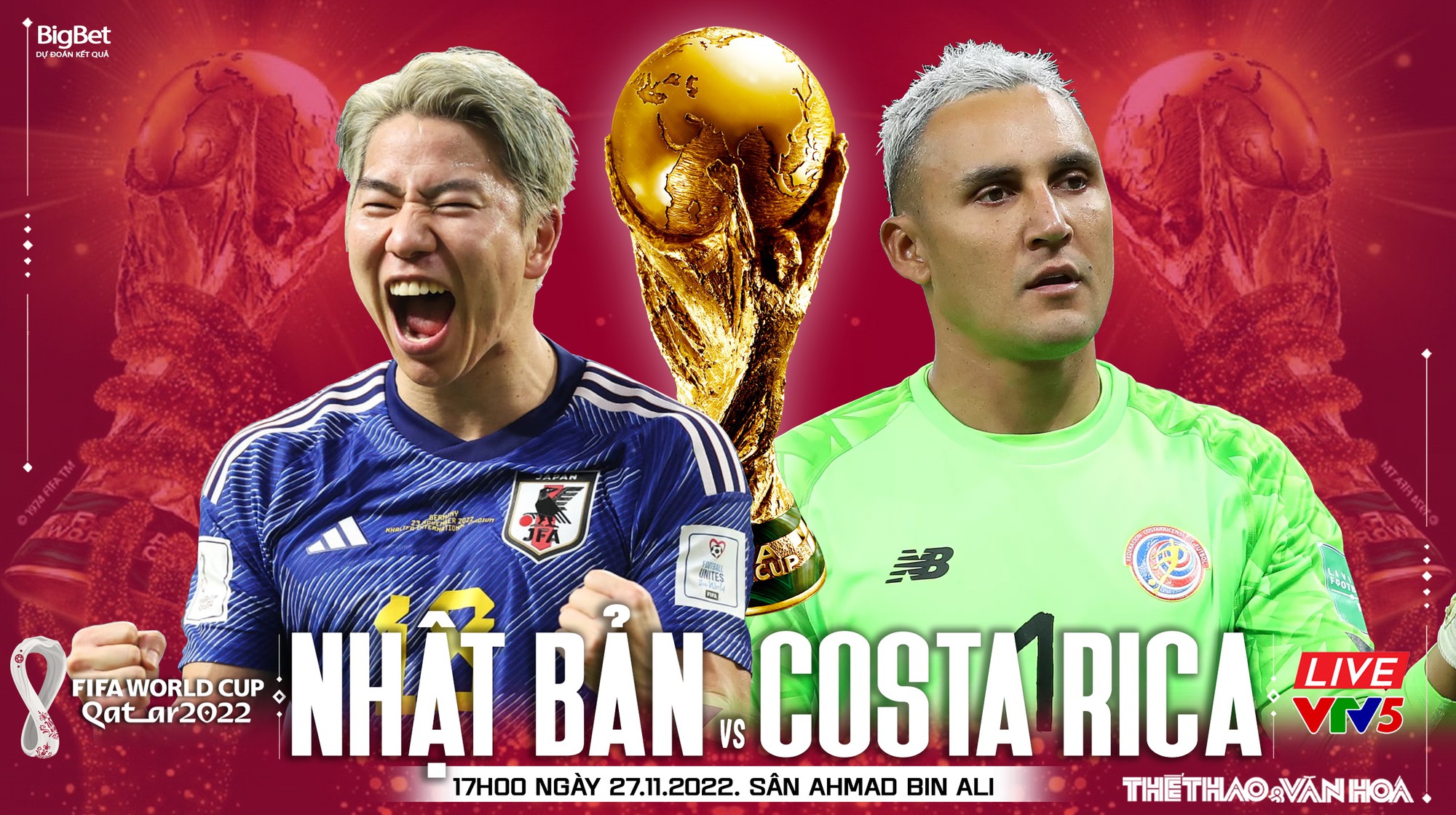 Nhận định và soi kèo Nhật Bản vs Costa Rica trận đấu World Cup 2022